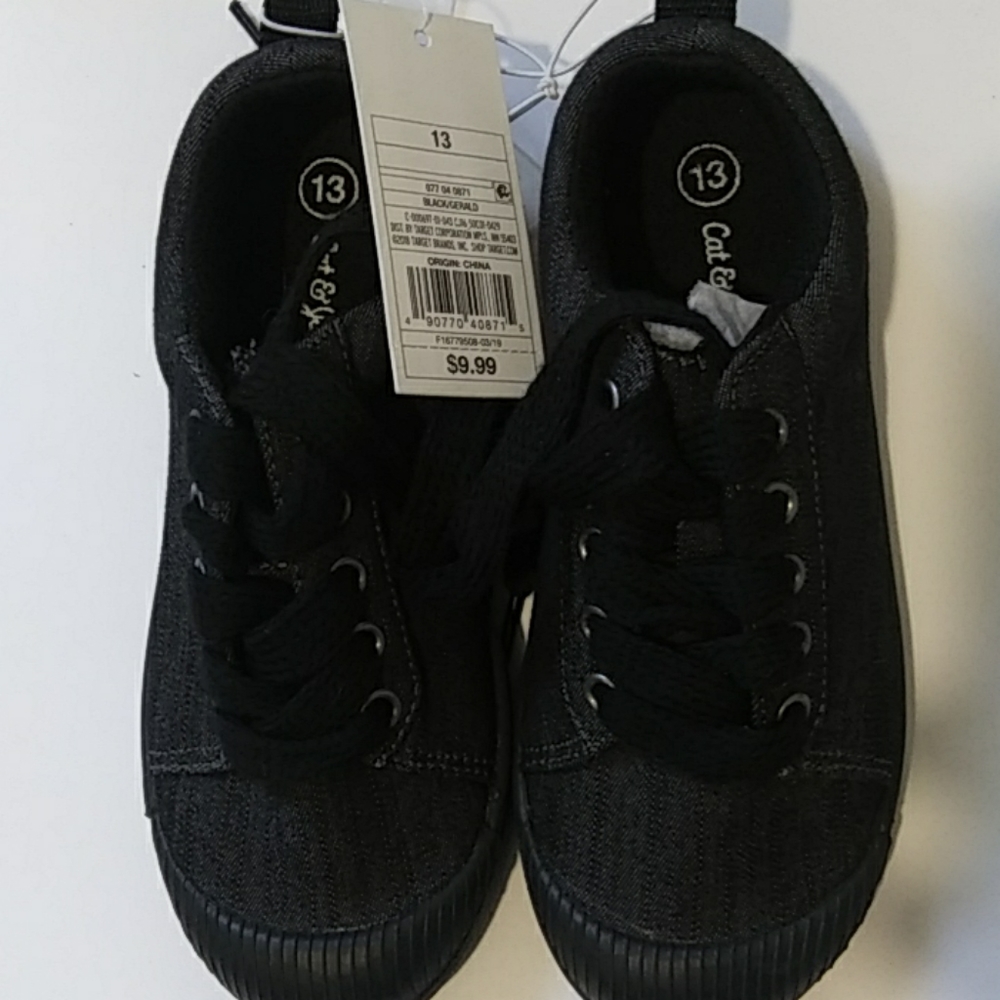 Cat and Jack size 13 shoes boys